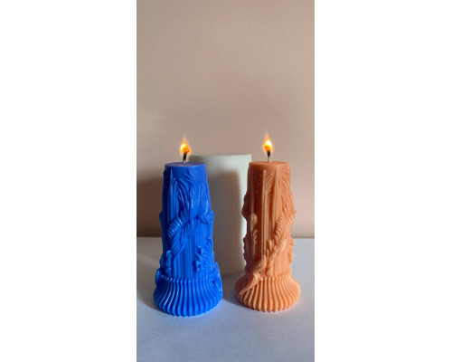 Силиконовая форма для свечей и мыла Флоренция 100 мм