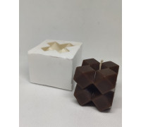 Силиконовая форма для свечей кубик Dodecube 8
